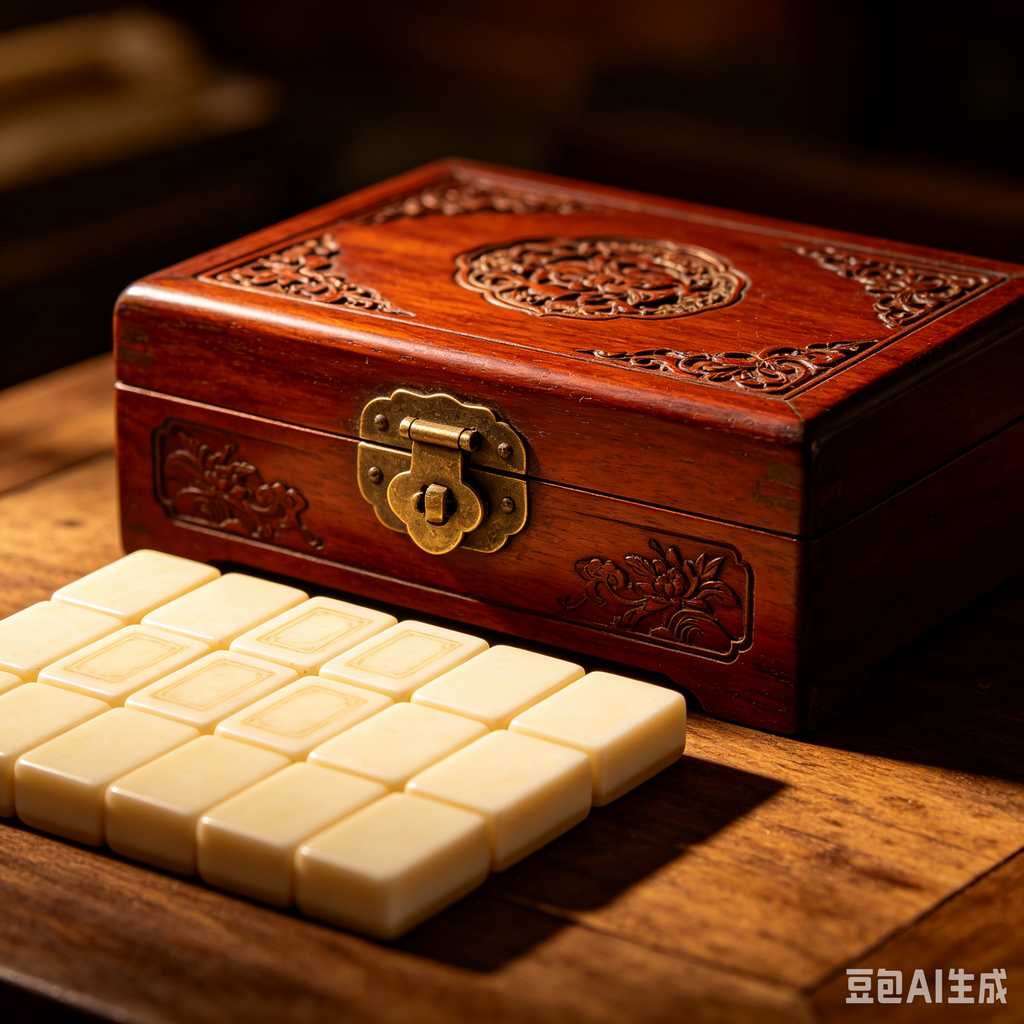 pink crystal mahjong set