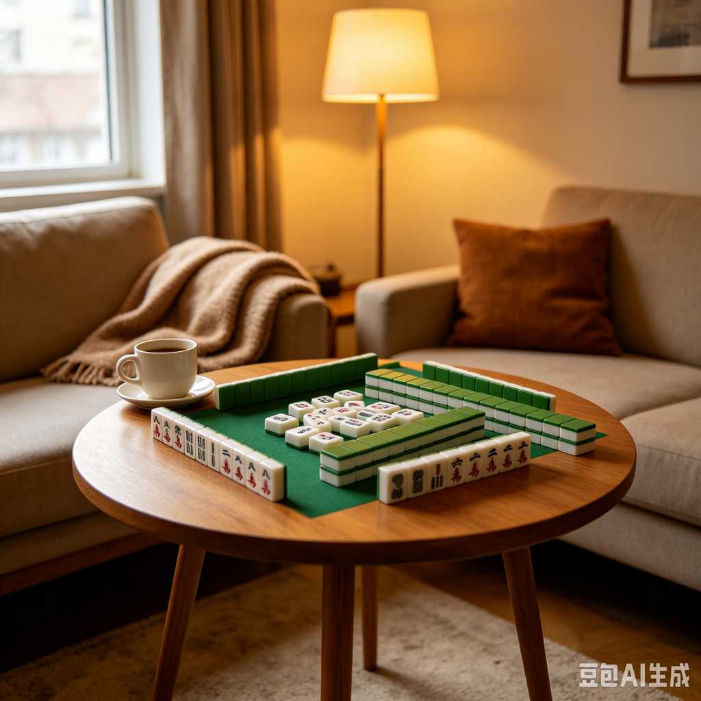 fine polished mahjong set
