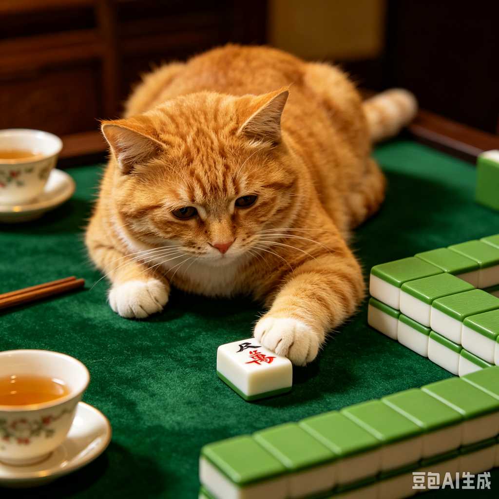 asian classic board game mahjong